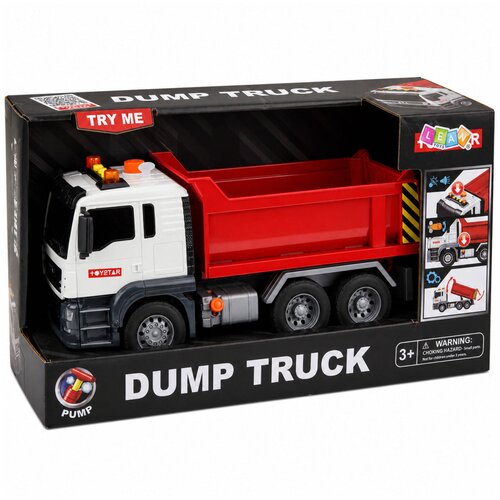  Tipper Truck Lifting Box Opening Lights Sounds Red Slike