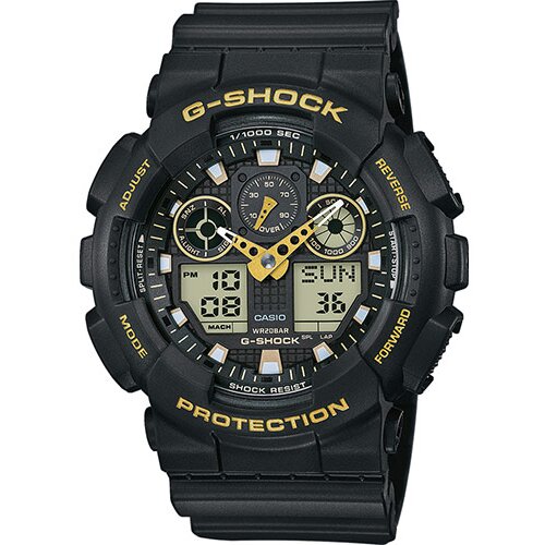 Casio mo&amp;scaron;ka ročna ura G-SHOCK GA 100GBX-1A9ER Slike