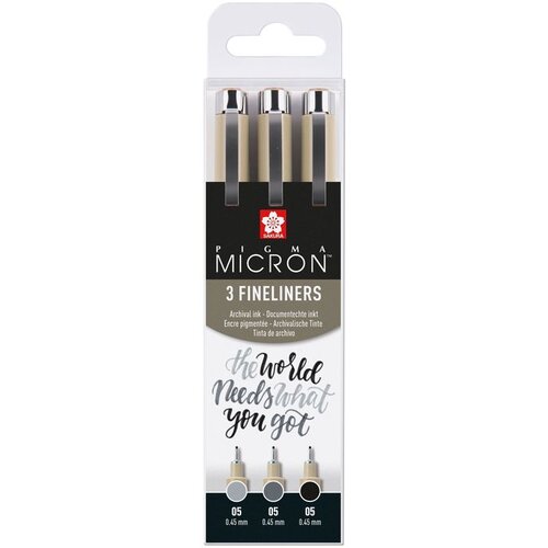  Set tehničkih olovaka Sakura Pigma Micron 3 fineliners KORISTI SE Slike