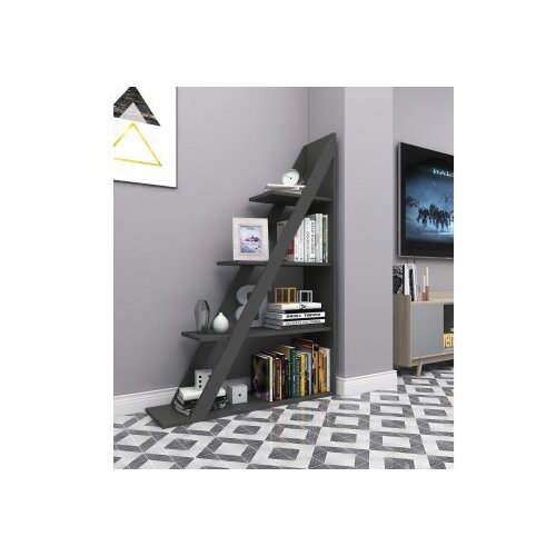 Hanah home polica za knjige arven anthracite Slike