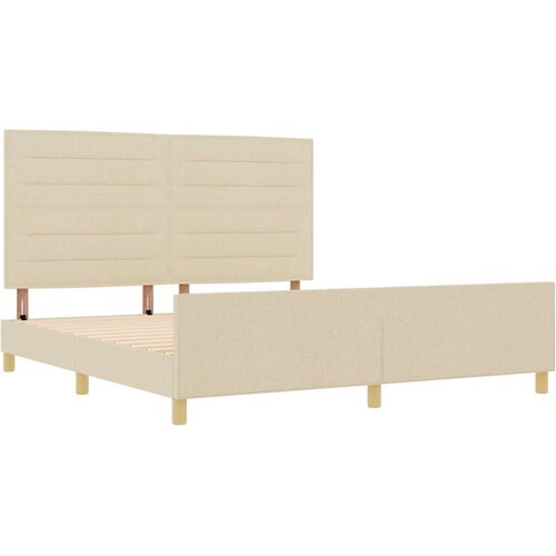  Krevet u krem boji - 180x200 cm Tkanina Slike