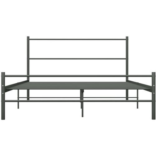  Okvir za krevet sivi metalni 120 x 200 cm Slike