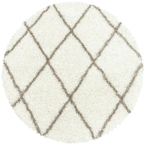 Ayyildiz Carpets Kremno bela okrogla preproga ø 120 cm Alvor – Cene