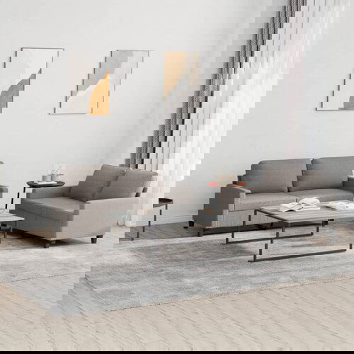 vidaXL Sedežna garnitura 2-delna z blazinami taupe blago Cene