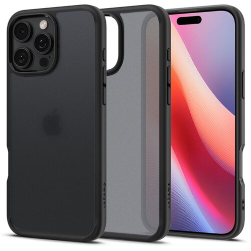 Spigen OVITEK ULTRA HYBRID ZA IPHONE 16 PRO MAX FROST BLACK CASE, (21971611) Cene