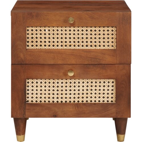 VidaXL Noćni ormarići s ladicama 2 pcs 40 x 33.5 x 46 cm Slike
