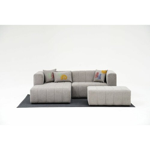 Atelier Del Sofa beyza mini left - light grey light grey corner sofa Slike