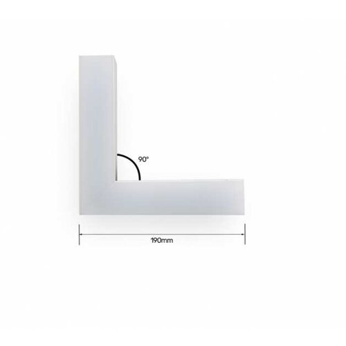 Bb Link led svetiljka LT-T-020-B L(90°) 12W 4000K bela Cene