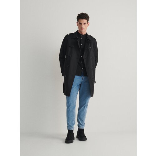 Reserved - Super slim fit košulja s uspravnim ovratnikom - crno Cijene