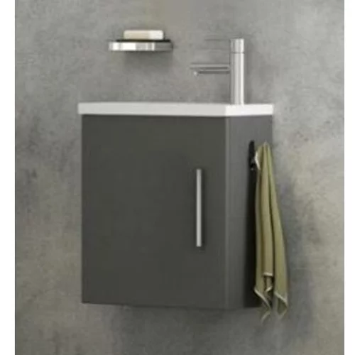 Tboss Kopalniška omarica z umivalnikom Lux 50 cm, siva mat