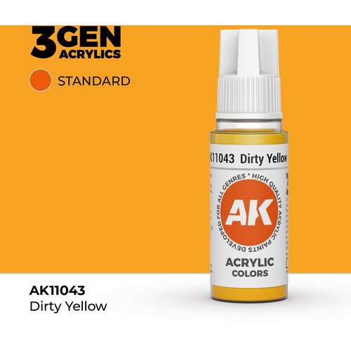 AK Interactive Dirty Yellow 17ml - 3rd Gen Akrilna Boja AK11043 Cene