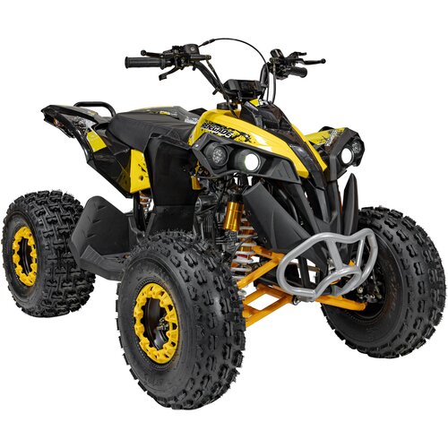  Quad na akumulator RENEGADE HighPer 125CC Combustion - žuti Slike