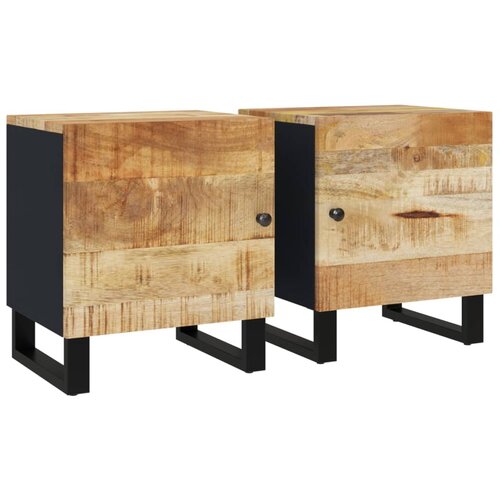 Maison Chic Dvo delni komplet Nočne omarice - Nočne mize 40x33x46 cm trdna borovina, (21689580) Cene