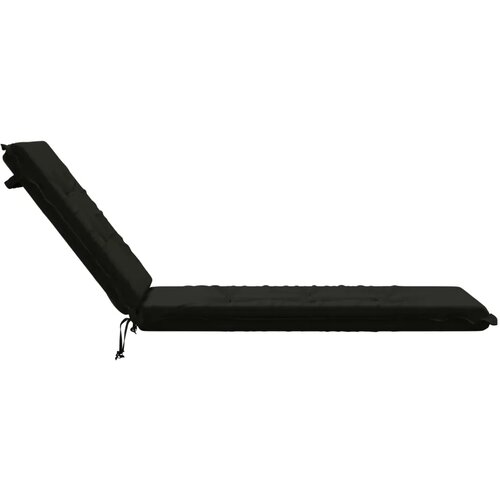  Jastučić za ležaljku GEMERT 100% poliester Crna 190 x 60 x 9 cm - Crna 190 x 60 x 9 cm Melange Slike