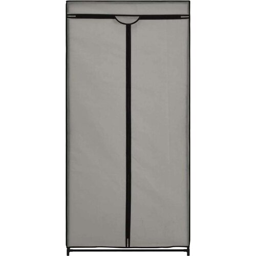 VidaXL garderobna omara 75x50x160 cm siva Slike