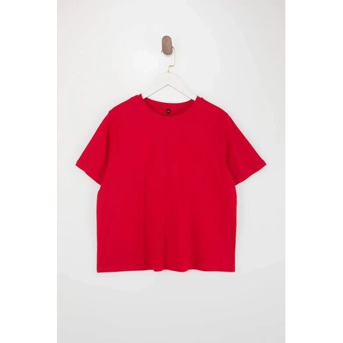 Trendyol Ženska majica Tbbss25Bf00061, Crvena Cene
