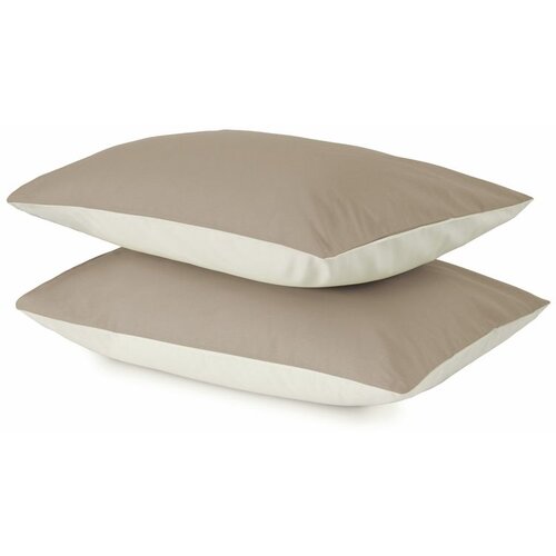  Jastučnica CB BICOLOR SET 2/1 50x70 - Beige/Cream Cene