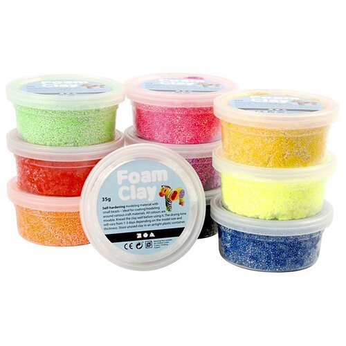 Komplet Modelirna masa Foam Clay 10 x 35 g - set (penasta samostrjevalna masa) Cene