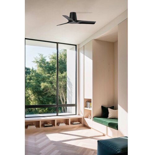 Faro 33827 - Plafonski ventilator HEY TUB S, crni, prečnik 90 cm + daljinski upravljač Slike
