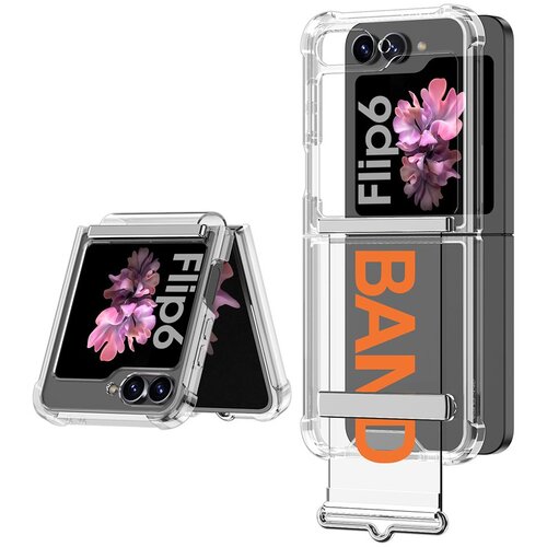  Maska clear strap za samsung F741B galaxy z flip 6 5G/ narandžasta Cene