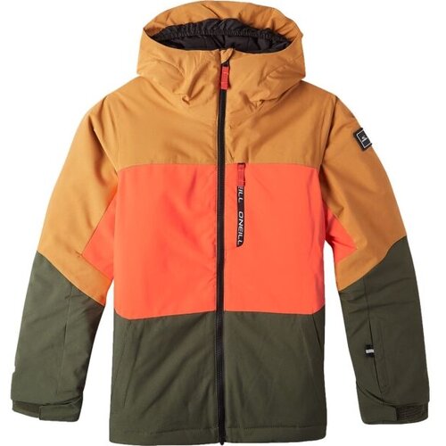 O'neill Carbonite Kids Jakna rich caramel colour block Cene