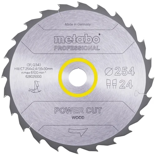 Metabo 628025000 promjer: 254 mm List pile