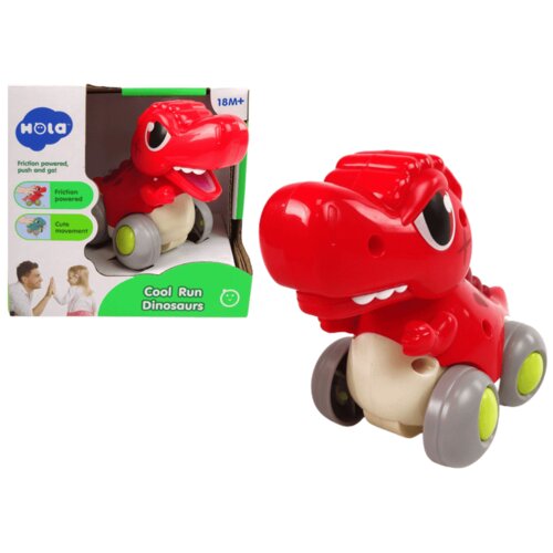  Dinosaur Raptor na kotačima, crveni Cene