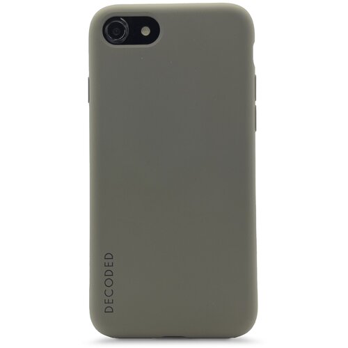 Decoded silicone backcover iphone SE3/SE2/8/7/6s/6 olive Slike