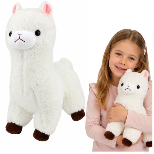 Pli&scaron;ana igračka Alpaka Lama Pli&scaron;ana igračka Mekano krzno Bijela 38 cm Cijene