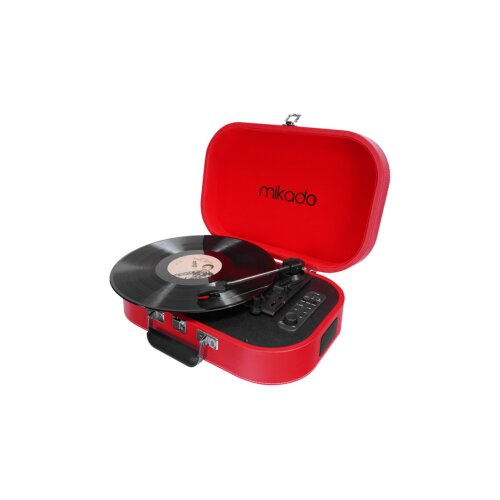  Gramofon Mikado Nostalgia MN-101 Pickup Red Usb + RCA + Bluetooth Supported Music Box, 22357 Cijene