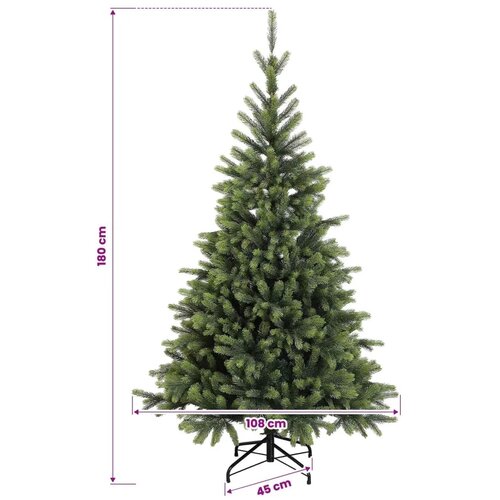  Umjetno božićno drvce s nogom 180 cm 300 LED lampica - 180 cm s LED svjetlima Slike