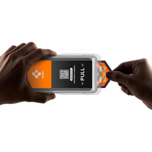 Spigen GlasR EZ FIT Pro HD Privacy kaljeno staklo za Samsung Galaxy S26 Plus AGL11087 Slike
