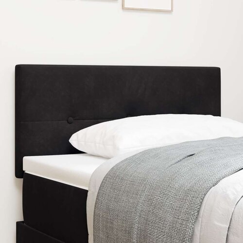  LED Uzglavlje Duže Pamučno Crno 90 cm Baršun Cene