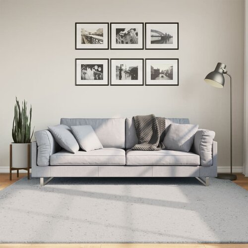 Tepih HUARTE kratkih vlakana mekani i perivi sivi 200x200 cm Cene