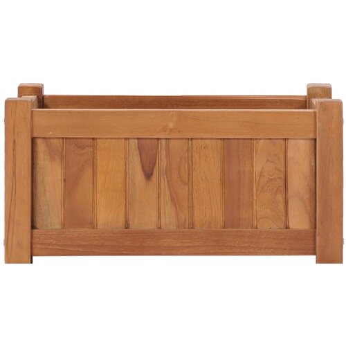  Povi&amp;scaron;ena gredica 50 x 25 x 25 cm od masivne tikovine Slike