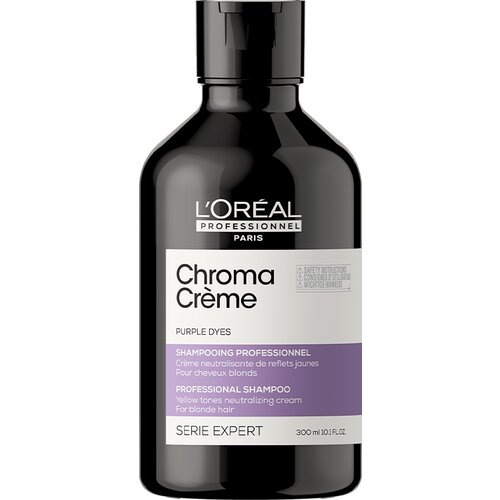 L´Oréal Paris Chroma Crème Professional Shampoo Purple Dyes šampon za plavu kosu za neutralizaciju žutih tonova 300 ml za žene Cijene