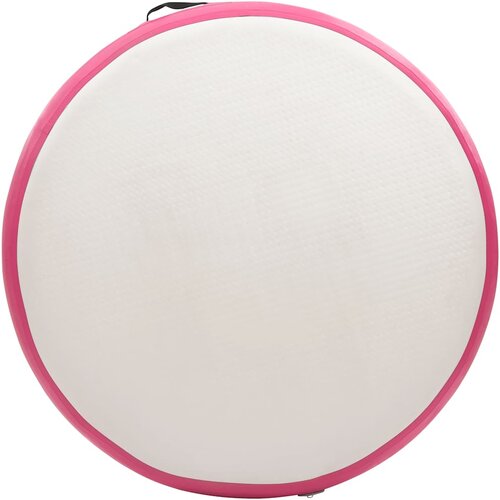  Gimnastička prostirka na napuhavanje 100x100x10 cm PVC roza Slike