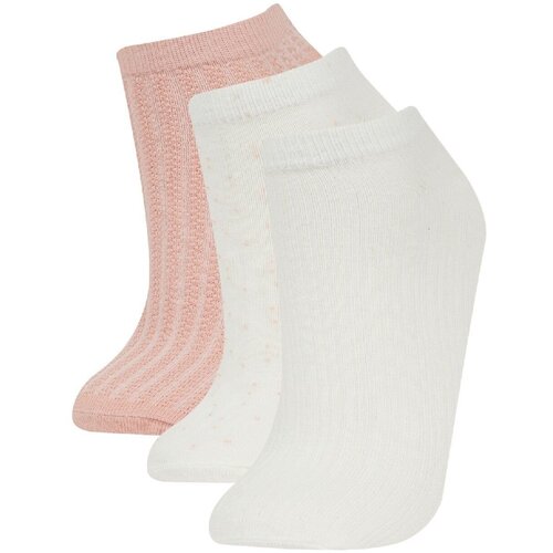 Defacto Women's 3-Pack Cotton Ankle Socks Slike