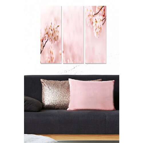 Wallity MDF133061480 multicolor decorative mdf painting (3 pieces) Cene
