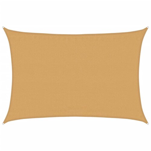  Jedro za za&amp;scaron;titu sunca 160 g/m&amp;sup2; pravokutno pijeska 3,5x5m HDPE Slike