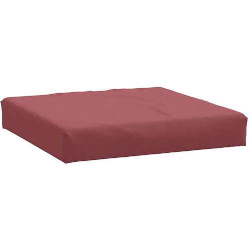 vidaXL Blazina za palete melanž vinsko rdeča 60x60x9,5 cm blago, (21414202) Cene
