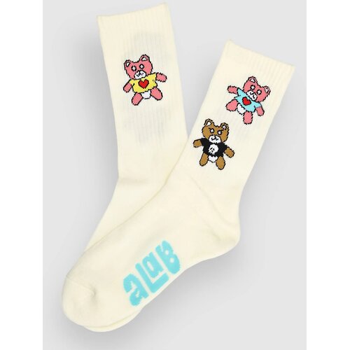 A-Lab Scare Bears Crew Nogavice off white Cene