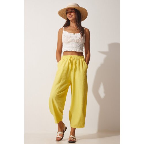 Pants - Yellow - Relaxed Slike