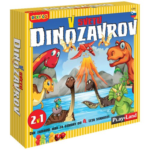 Play Land družabna igra V svetu dinozavrov Cene