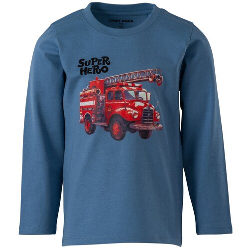 Lucky Kiddo majica DR LK-KBT LS 2_25 F modra 92 Cene