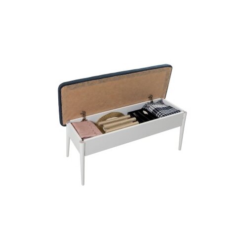 Woody Fashion vina 1048 - 1 - dark blue, white whitedark blue bench Slike