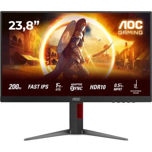  MONITOR AOC Gaming 24G4HA 24" 200Hz Fast IPS, 1920x1080 FHD, 0.5ms MPRT / 1ms GtG, 1000:1, 178/178, 2xHDMI 2.0 / DP 1.4 / Audio Out + 2x2W, Full Ergo, Cijene