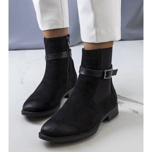 D/CEO Black wedge heeled boots Etylioo Slike
