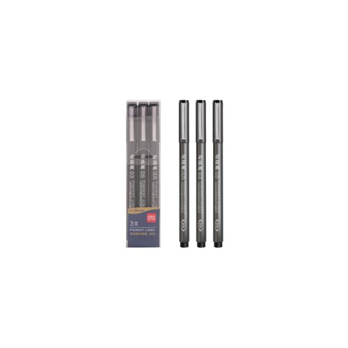 Deli FLOMASTER FINELINER SET 1/3 0.2mm/0.35mm/0.45mm S590 Cene
