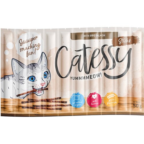 Catessy Sticks 10 x 5 g - BBQ losos Cijene